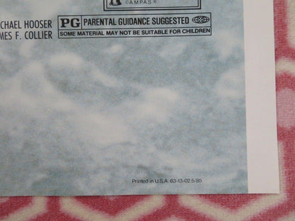 CRY FROM THE MOUNTAIN US ONE SHEET POSTER CHRIS KIDD WES PARKER 1985 Movie posters