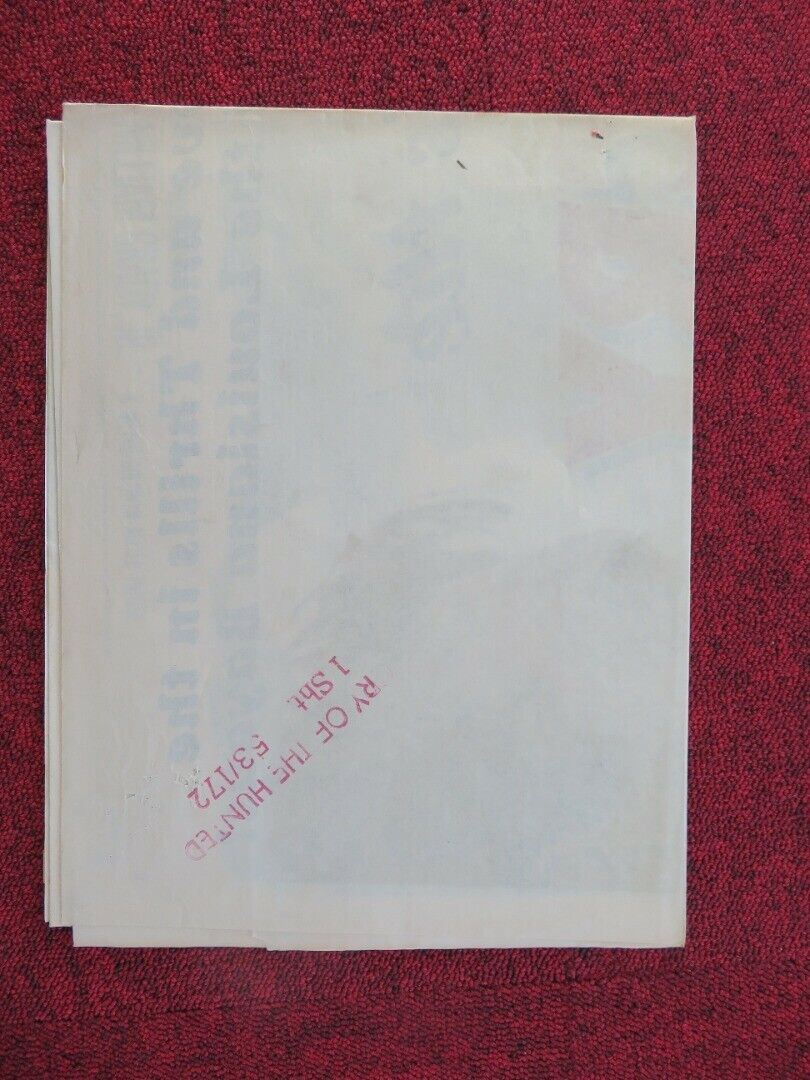 CRY OF THE HUNTED FOLDED US ONE SHEET POSTER VITTORIO GASSMAN 1953 Movie posters