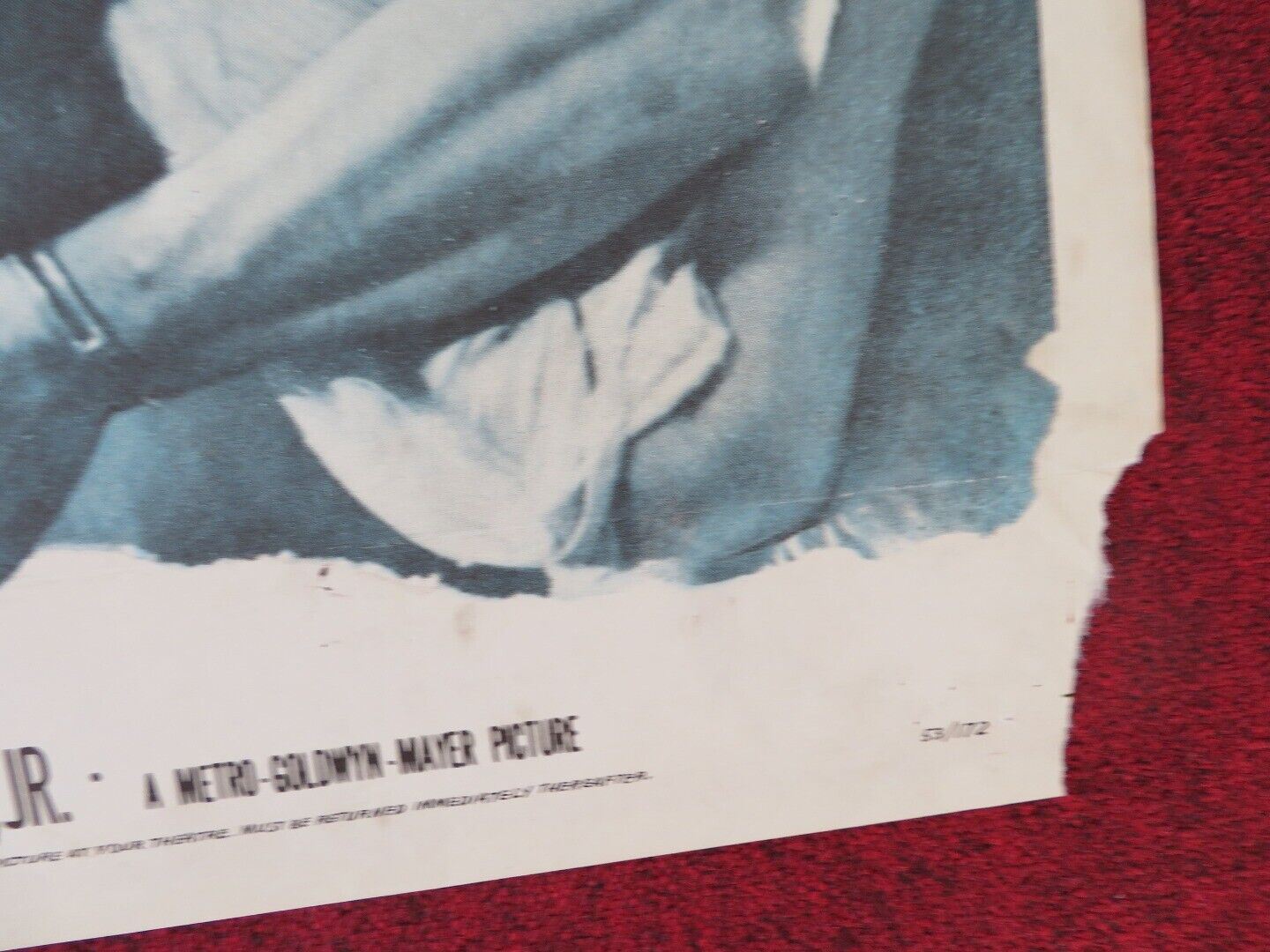 CRY OF THE HUNTED FOLDED US ONE SHEET POSTER VITTORIO GASSMAN 1953 Movie posters