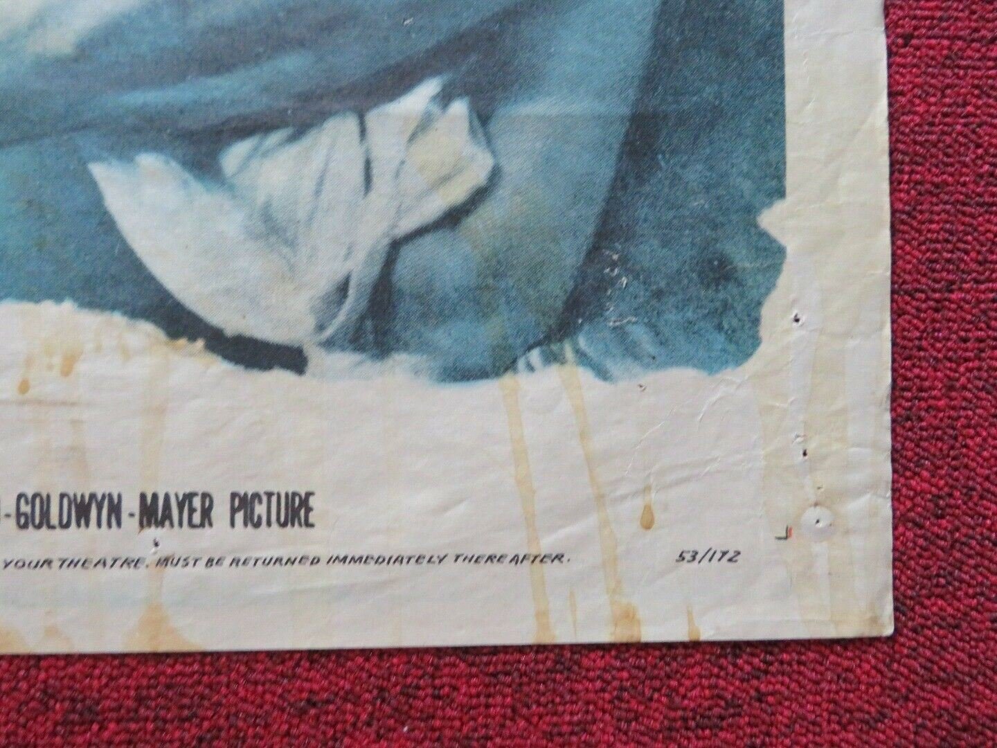 CRY OF THE HUNTED FOLDED US ONE SHEET POSTER VITTORIO GASSMAN BARRY SULLIVAN '53 Movie posters