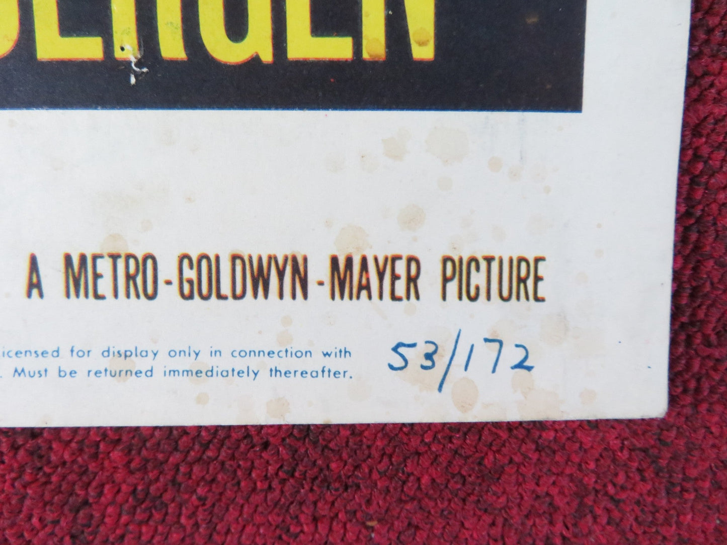 CRY OF THE HUNTED US INSERT (14"x 36") POSTER VITTORIO GASSMAN SULLIVAN 1953 Rendezvous Cinema Movie posters