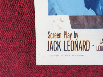 CRY OF THE HUNTED US INSERT (14"x 36") POSTER VITTORIO GASSMAN SULLIVAN 1953 Rendezvous Cinema Movie posters