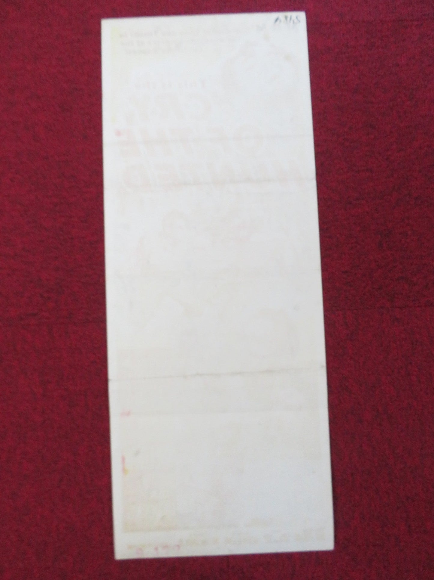 CRY OF THE HUNTED US INSERT (14"x 36") POSTER VITTORIO GASSMAN SULLIVAN 1953 Rendezvous Cinema Movie posters