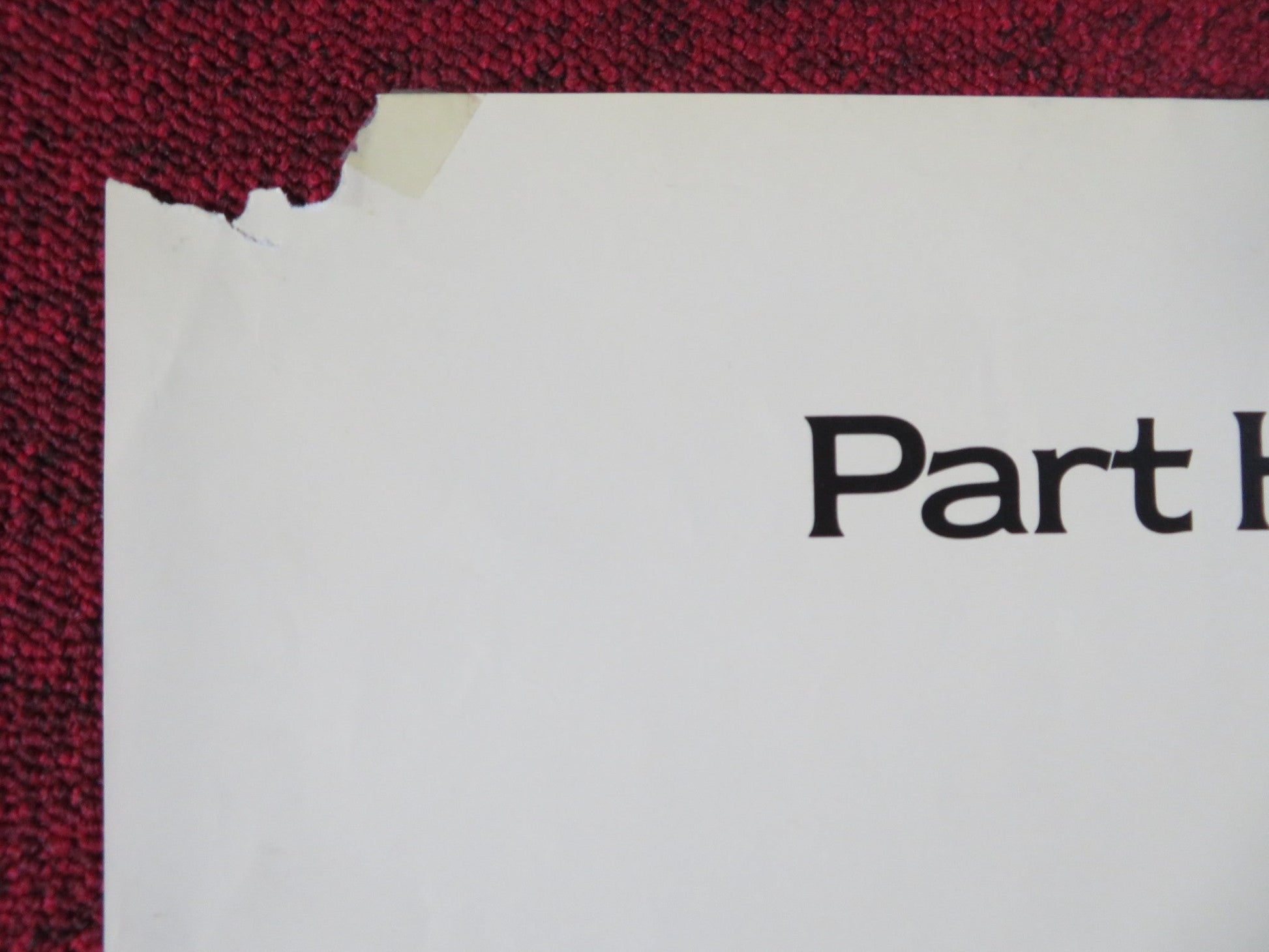 CUBA FOLDED US ONE SHEET POSTER SEAN CONNERY BROOKE ADAMS 1979 Rendezvous Cinema Movie posters