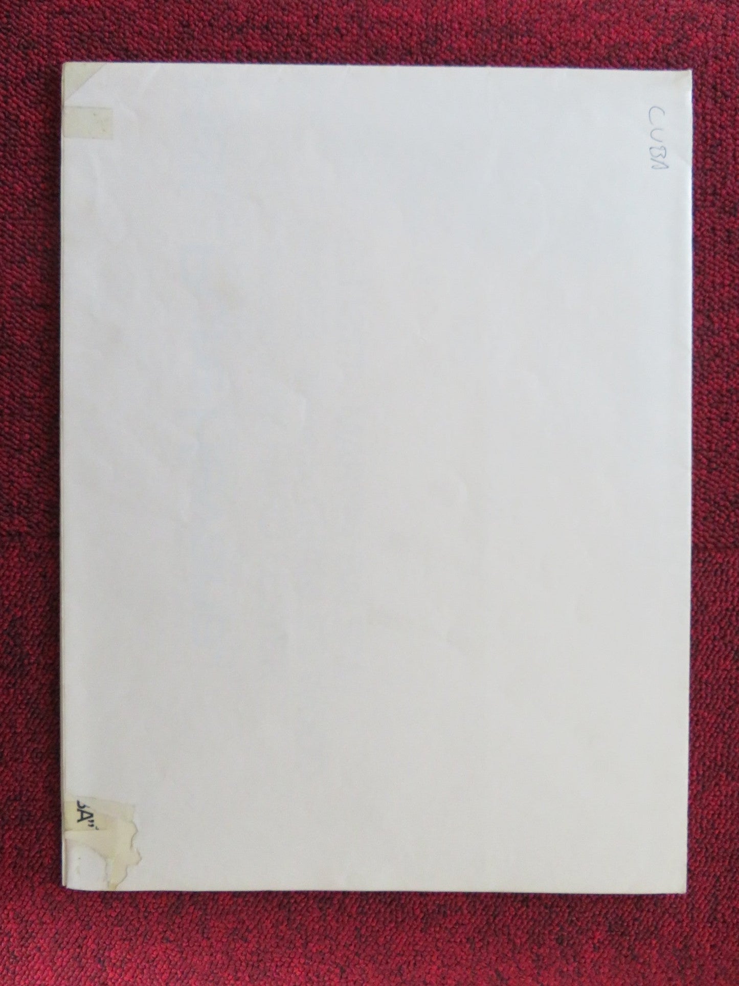 CUBA FOLDED US ONE SHEET POSTER SEAN CONNERY BROOKE ADAMS 1979 Rendezvous Cinema Movie posters