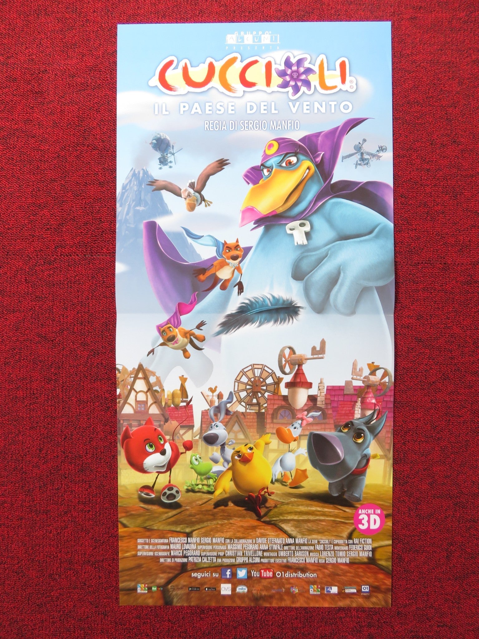 CUCCI LI IL PAESE DEL VENTO ITALIAN LOCANDINA POSTER GEROLAMO ALCHIERI 2014 Rendezvous Cinema Movie posters