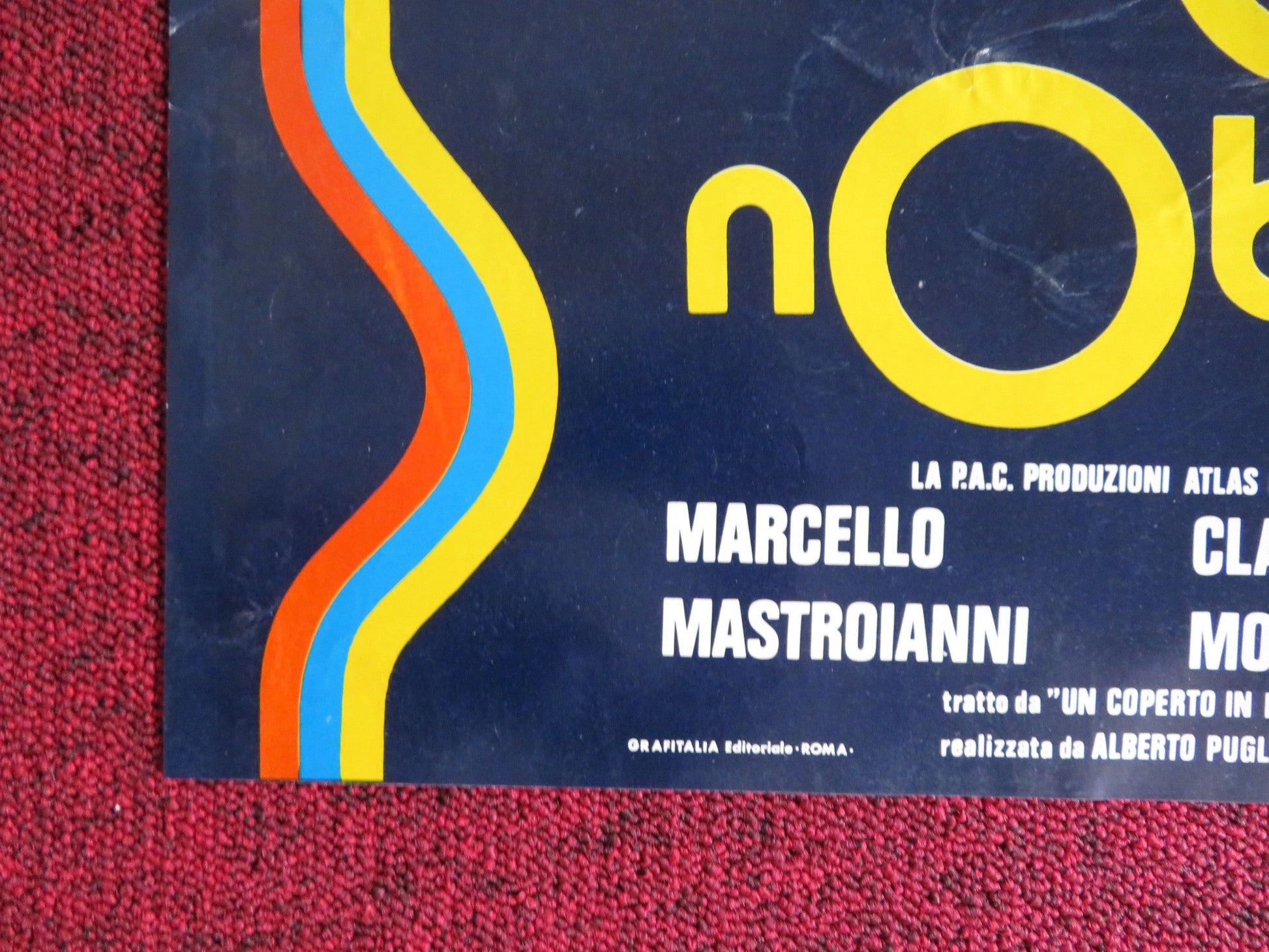 CULASTRISCE NOBILE VENEZIANO ITALIAN FOGLIO POSTER MARCELLO MASTROIANNI MORI '76 Rendezvous Cinema Movie posters