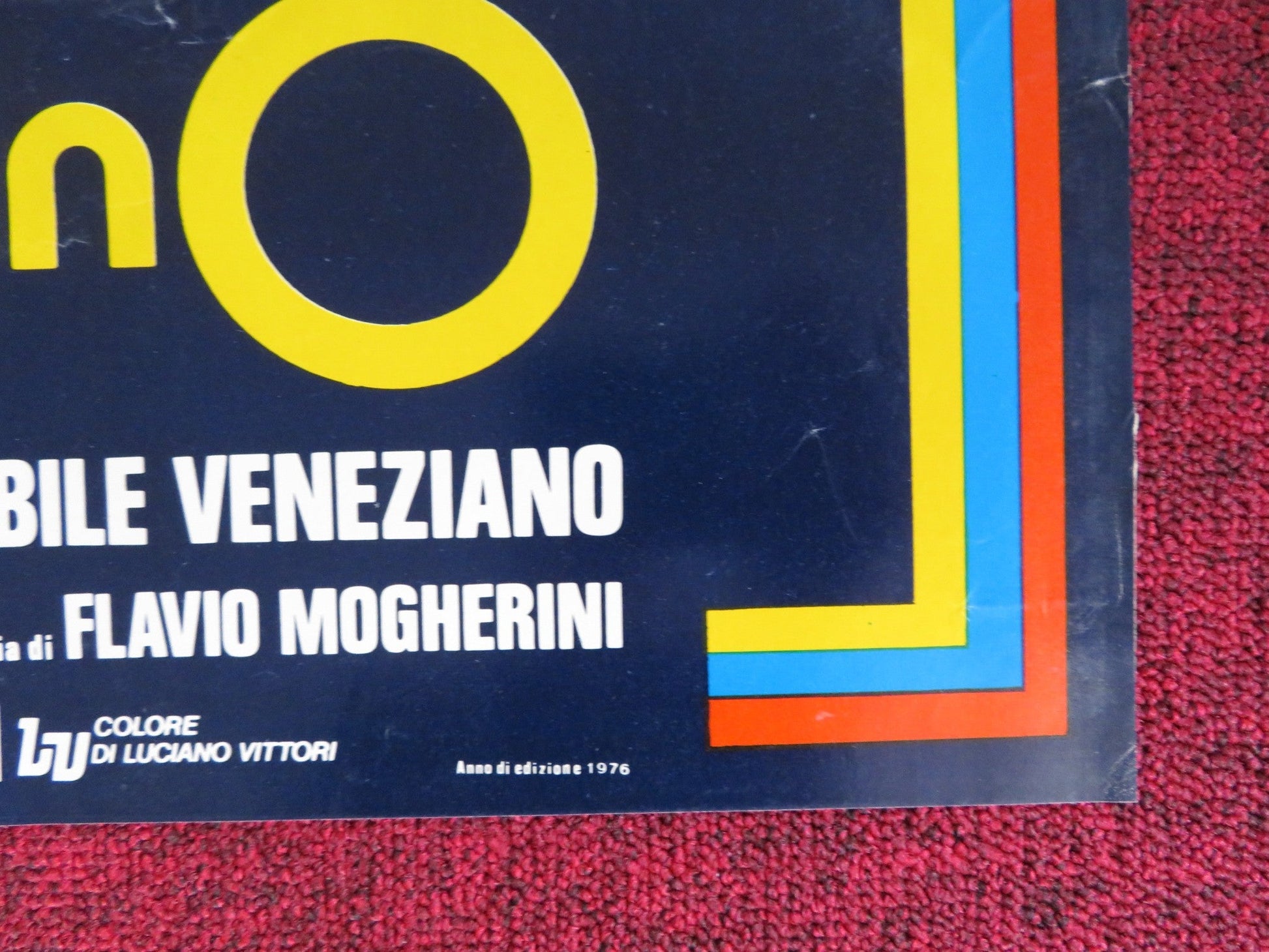 CULASTRISCE NOBILE VENEZIANO ITALIAN FOGLIO POSTER MARCELLO MASTROIANNI MORI '76 Rendezvous Cinema Movie posters