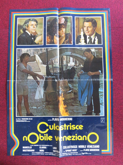 CULASTRISCE NOBILE VENEZIANO ITALIAN FOGLIO POSTER MARCELLO MASTROIANNI MORI '76 Rendezvous Cinema Movie posters