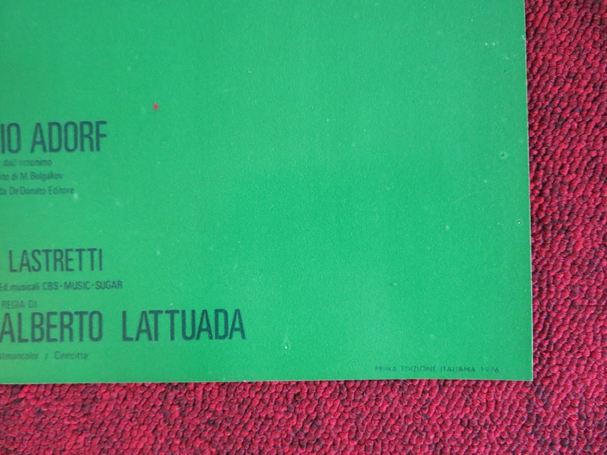 CUORE DI CANE - A ITALIAN FOTOBUSTA POSTER MAX VON SYDOW ELEONORA GIORGI 1976 Rendezvous Cinema Movie posters