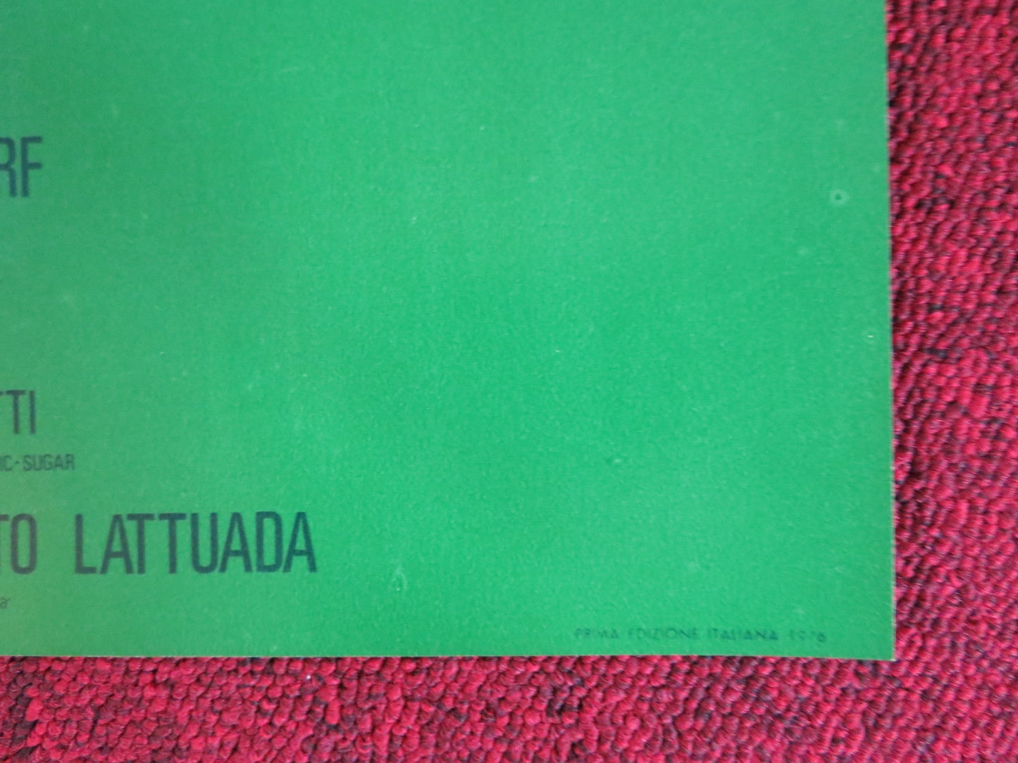 CUORE DI CANE - B ITALIAN FOTOBUSTA POSTER MAX VON SYDOW ELEONORA GIORGI 1976 Rendezvous Cinema Movie posters