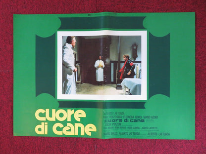 CUORE DI CANE - B ITALIAN FOTOBUSTA POSTER MAX VON SYDOW ELEONORA GIORGI 1976 Rendezvous Cinema Movie posters