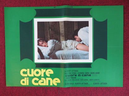 CUORE DI CANE - D ITALIAN FOTOBUSTA POSTER MAX VON SYDOW ELEONORA GIORGI 1976 Rendezvous Cinema Movie posters