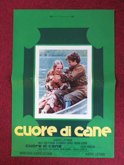 CUORE DI CANE - E ITALIAN FOTOBUSTA POSTER MAX VON SYDOW ELEONORA GIORGI 1976 Rendezvous Cinema Movie posters