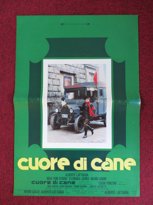 CUORE DI CANE - F ITALIAN FOTOBUSTA POSTER MAX VON SYDOW ELEONORA GIORGI 1976 Rendezvous Cinema Movie posters