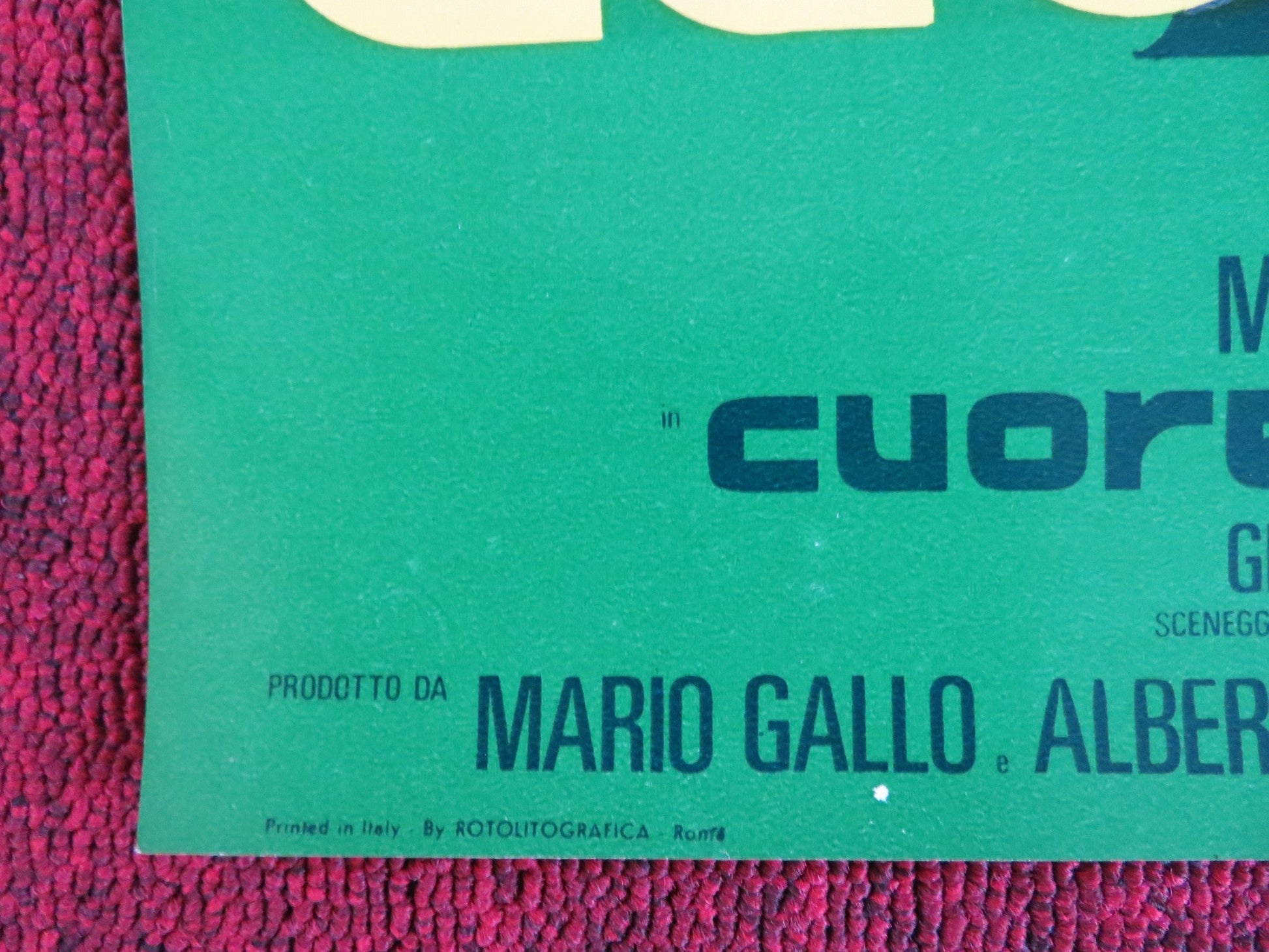 CUORE DI CANE - F ITALIAN FOTOBUSTA POSTER MAX VON SYDOW ELEONORA GIORGI 1976 Rendezvous Cinema Movie posters