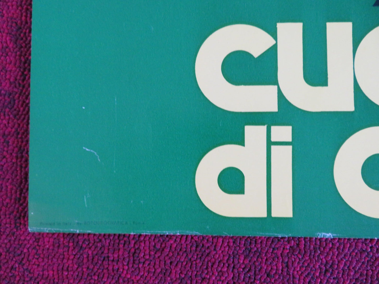 CUORE DI CANE - G ITALIAN FOTOBUSTA POSTER MAX VON SYDOW ELEONORA GIORGI 1976 Rendezvous Cinema Movie posters