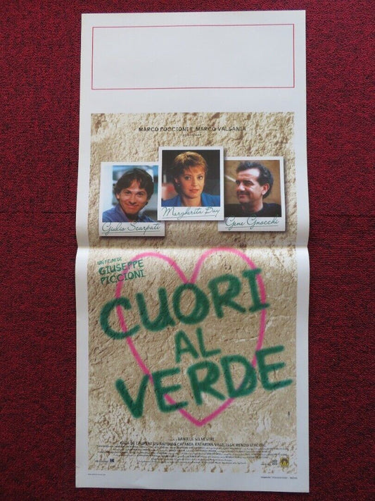 CUORI AL VERDE / penniless hearts ITALIAN LOCANDINA (27.5"x13") POSTER 1996 Movie posters