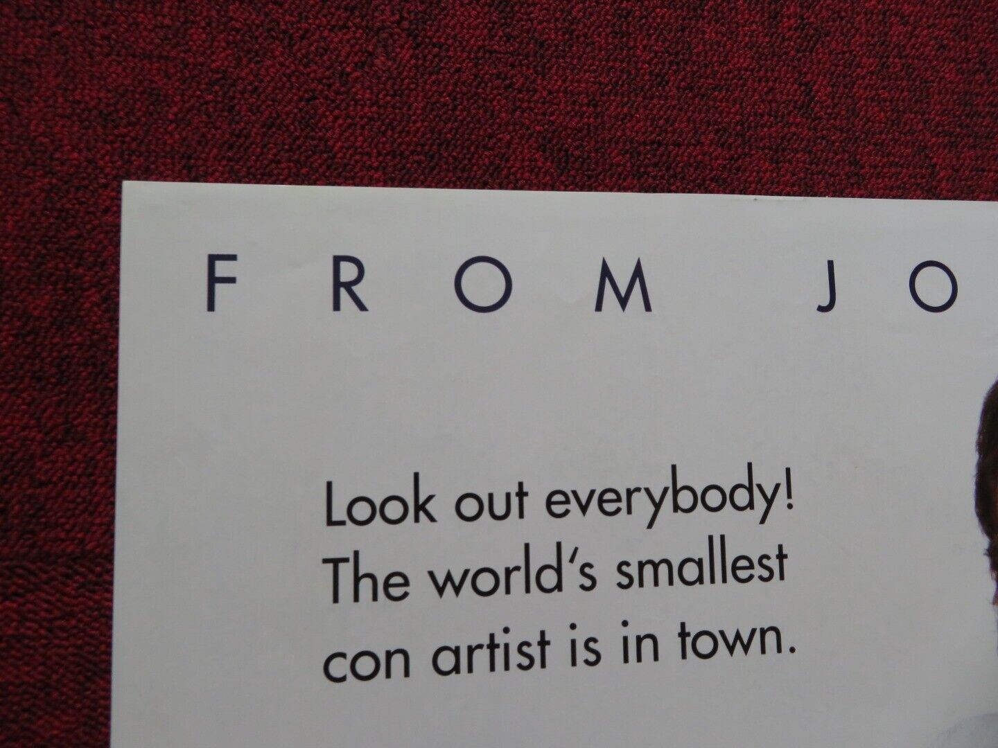 CURLY SUE FOLDED US ONE SHEET POSTER JIM BELUSHI KELLY LYNCH 1991 Movie posters