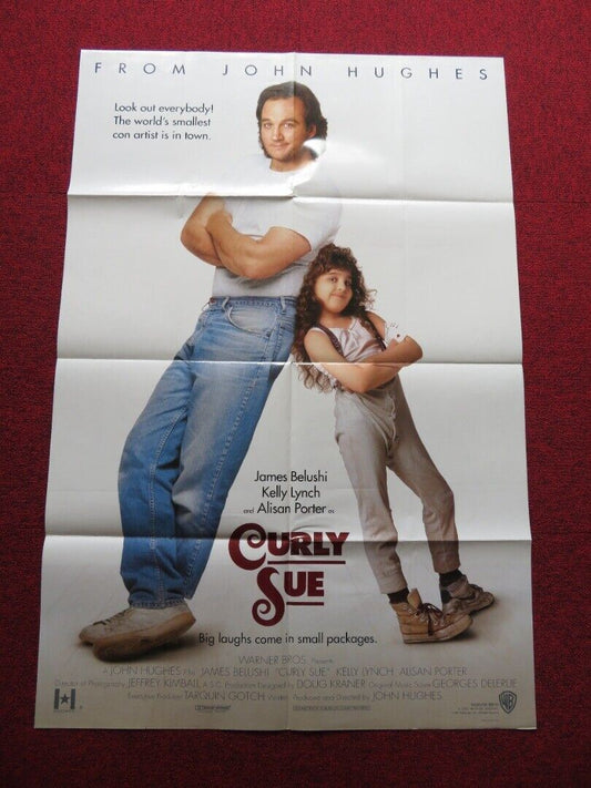 CURLY SUE FOLDED US ONE SHEET POSTER JIM BELUSHI KELLY LYNCH 1991 Movie posters