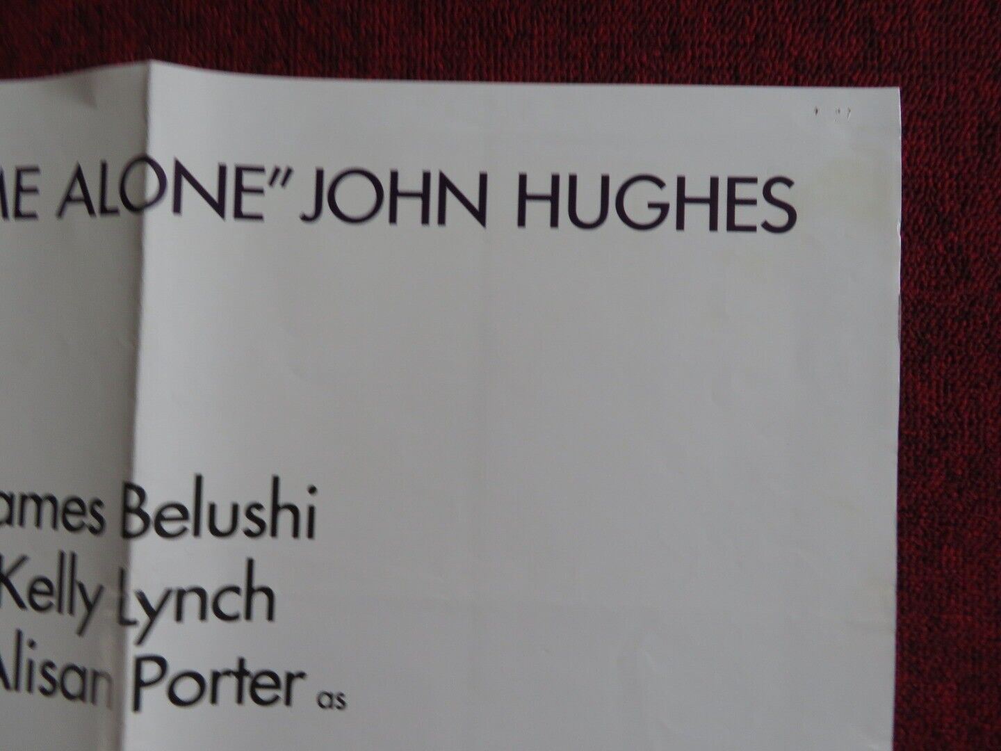 CURLY SUE UK QUAD POSTER JIM BELUSHI KELLY LYNCH 1991 Movie posters