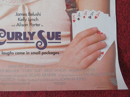 CURLY SUE US ROLLED (22"x17") POSTER JOHN HUGHES JIM BELUSHI KELLY LYNCH 1991 Movie posters