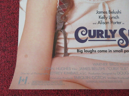 CURLY SUE US ROLLED (22"x17") POSTER JOHN HUGHES JIM BELUSHI KELLY LYNCH 1991 Movie posters