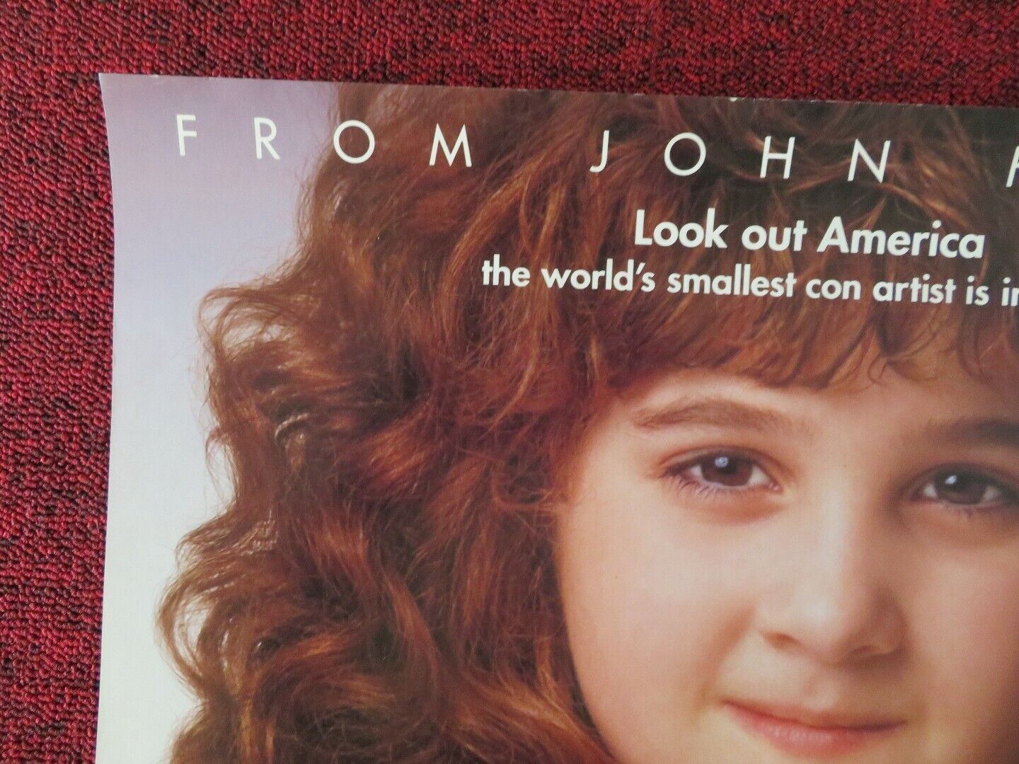 CURLY SUE US ROLLED (22"x17") POSTER JOHN HUGHES JIM BELUSHI KELLY LYNCH 1991 Movie posters