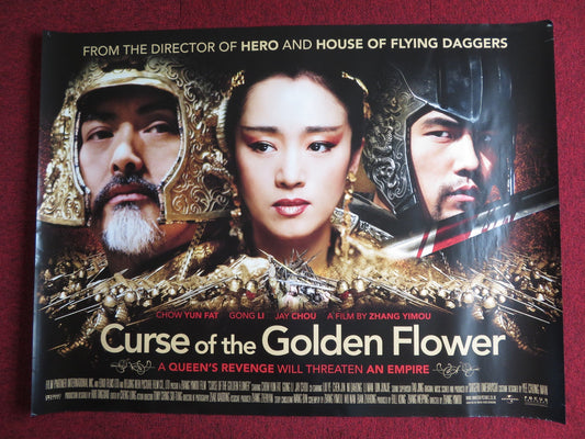 CURSE OF THE GOLDEN FLOWER UK QUAD (30"x 40") ROLLED POSTER CHOW YUN - FAT 2006 Rendezvous Cinema Movie posters