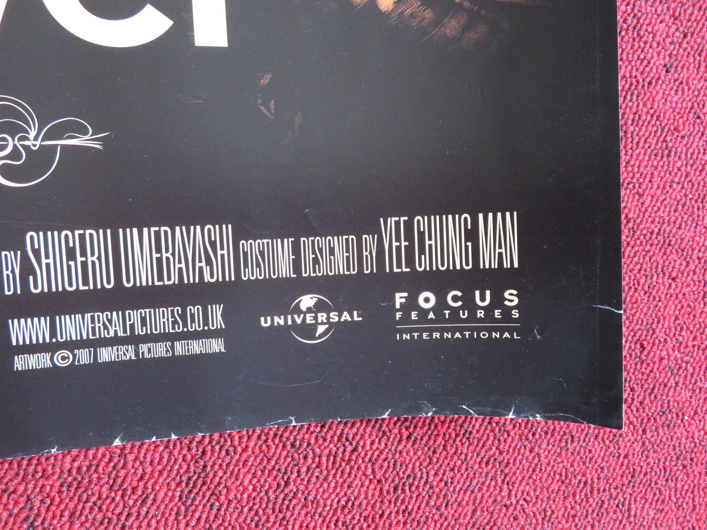 CURSE OF THE GOLDEN FLOWER UK QUAD (30"x 40") ROLLED POSTER CHOW YUN - FAT 2006 Rendezvous Cinema Movie posters