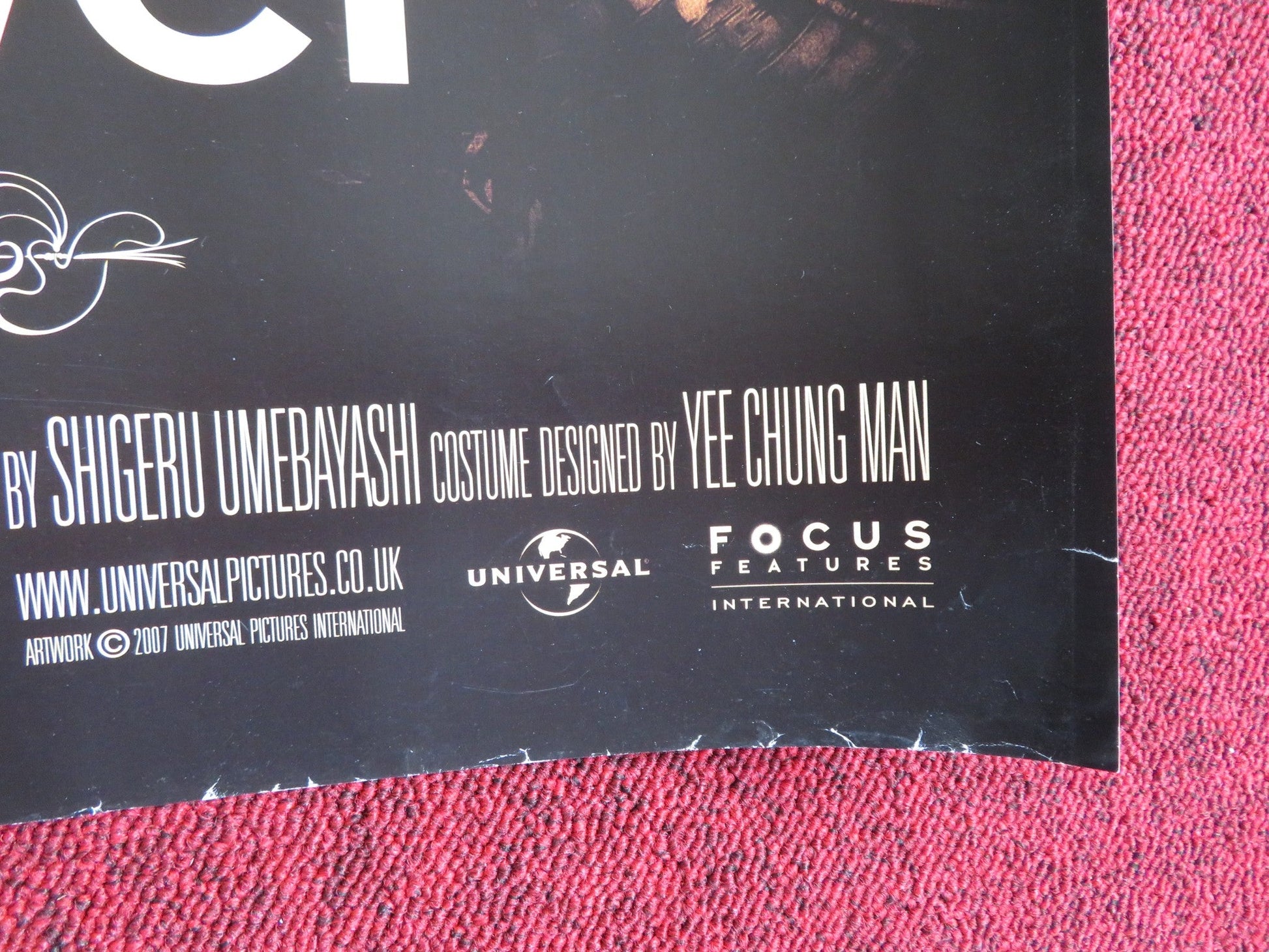 CURSE OF THE GOLDEN FLOWER UK QUAD (30"x 40") ROLLED POSTER CHOW YUN - FAT 2006 Rendezvous Cinema Movie posters