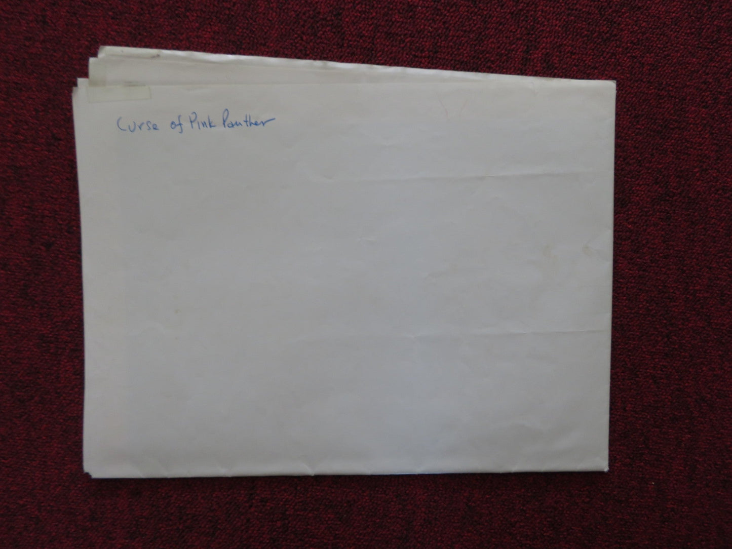 CURSE OF THE PINK PANTHER FOLDED US ONE SHEET POSTER BLAKE EDWARDS D. NIVEN 1983 Rendezvous Cinema Movie posters