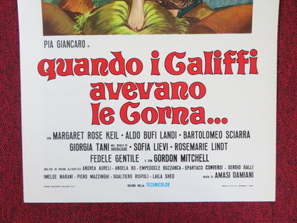CURSE OF THE RED BUTTERFLY ITALIAN LOCANDINA POSTER PIA GIANCARO 1973 Rendezvous Cinema Movie posters