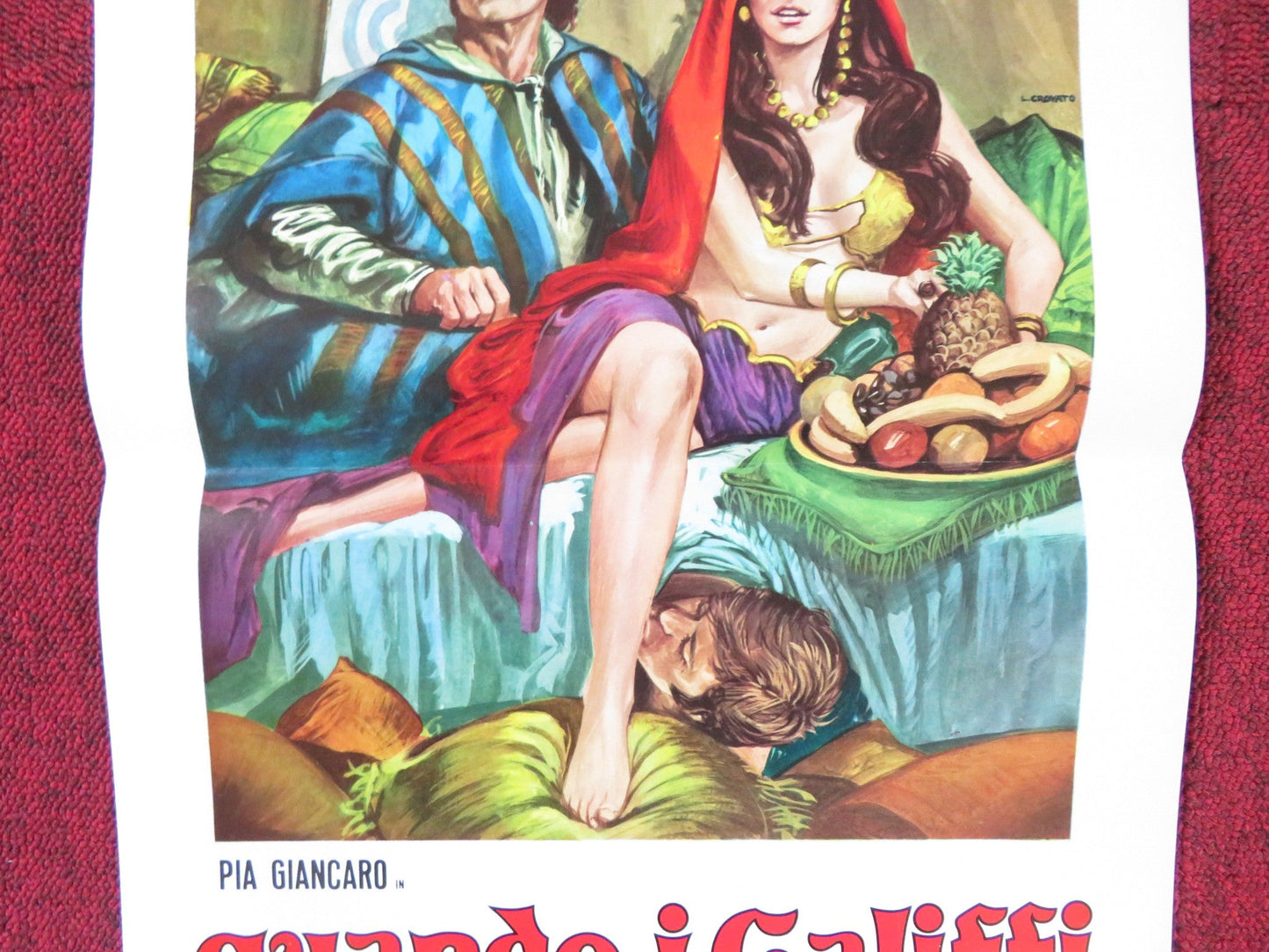 CURSE OF THE RED BUTTERFLY ITALIAN LOCANDINA POSTER PIA GIANCARO 1973 Rendezvous Cinema Movie posters