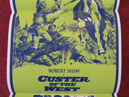 CUSTER OF THE WEST FOLDED AUSTRALIAN DAYBILL POSTER Robert Shaw 1967 Movie posters