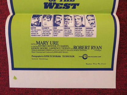 CUSTER OF THE WEST FOLDED AUSTRALIAN DAYBILL POSTER Robert Shaw 1967 Movie posters