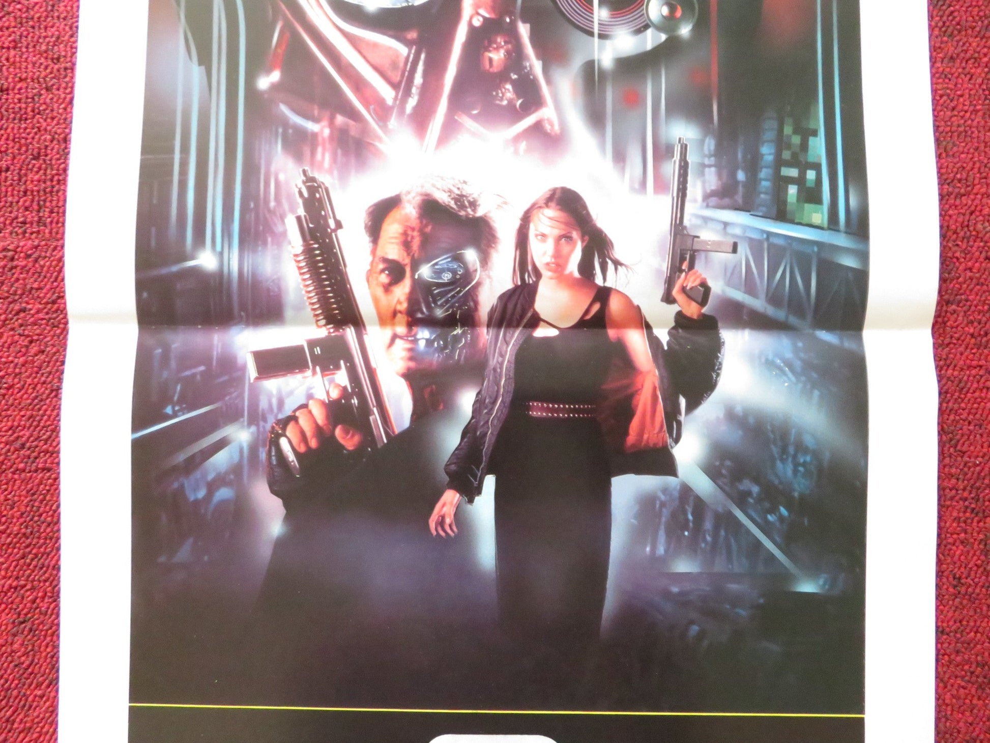 CYBORG 2: GLASS SHADOW ITALIAN LOCANDINA POSTER ANGELINA JOLIE JACK PALANCE 1993 Rendezvous Cinema Movie posters