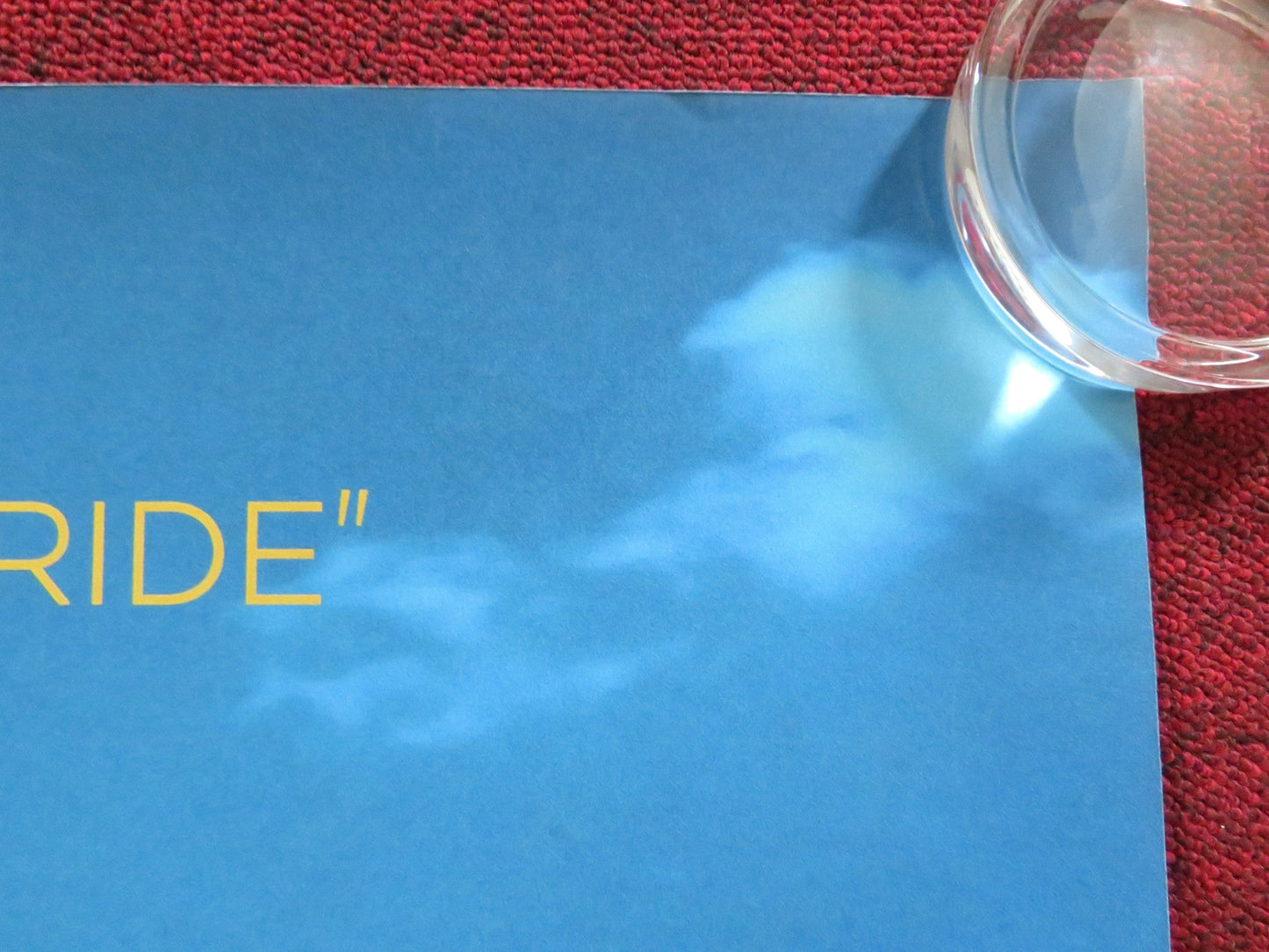 CYCLING WITH MOLIERE - B UK QUAD (30"x 40") ROLLED POSTER FABRICE LUCHINI 2013 Rendezvous Cinema Movie posters