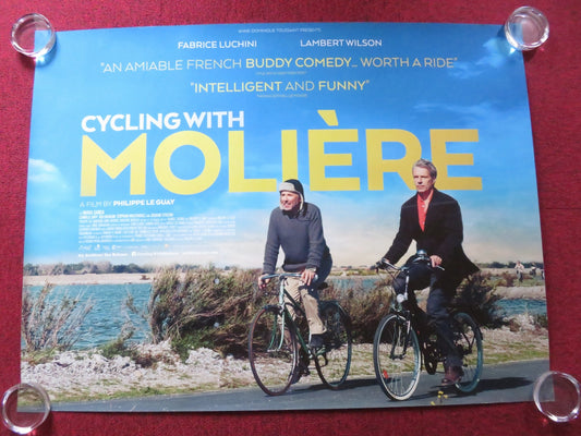 CYCLING WITH MOLIERE - B UK QUAD (30"x 40") ROLLED POSTER FABRICE LUCHINI 2013 Rendezvous Cinema Movie posters