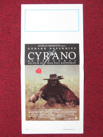 CYRANO DE BERGERAC ITALIAN LOCANDINA POSTER GERARD DEPARDIEU JACQUES WEBER 1990 Rendezvous Cinema Movie posters