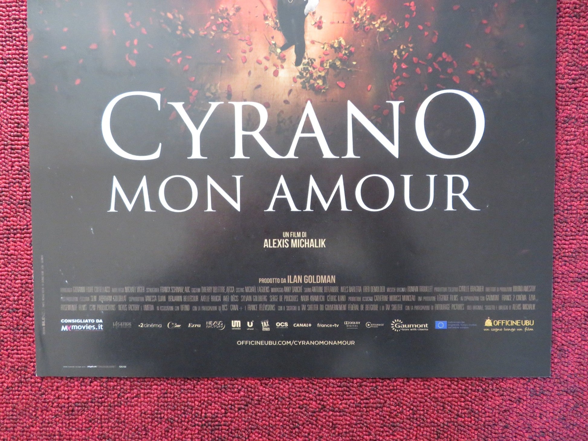CYRANO MY LOVE ITALIAN LOCANDINA POSTER THOMAS SOLIVERES OLIVIER GOURMET 2018 Rendezvous Cinema Movie posters