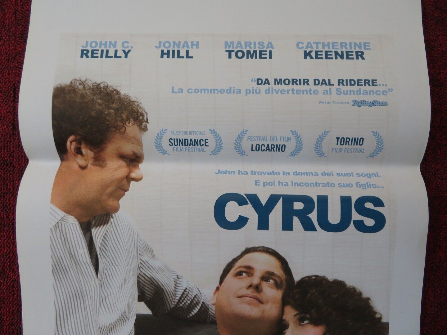 CYRUS ITALIAN LOCANDINA (27.5"x13") POSTER JONAH HILL JOHN C.REILLY 2010 Movie posters