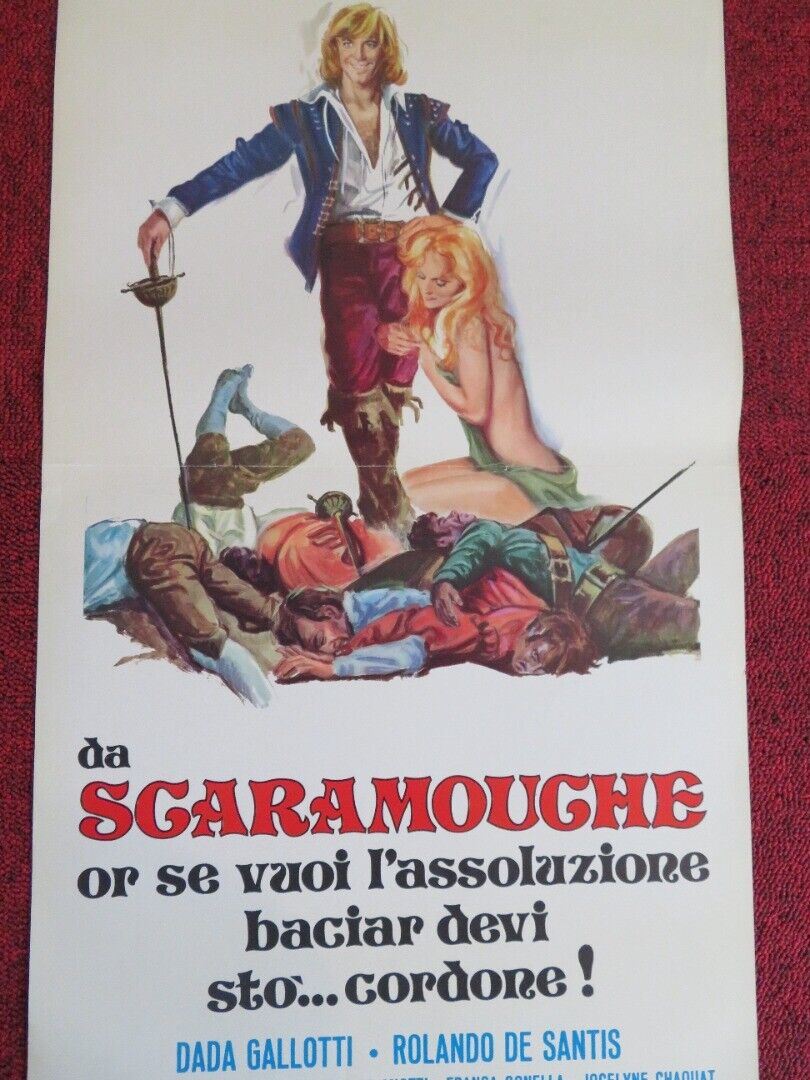 DA SCARAMOUCHE OR SE VUOI ... ITALIAN LOCANDINA (27"x12.5") POSTER '73 Movie posters
