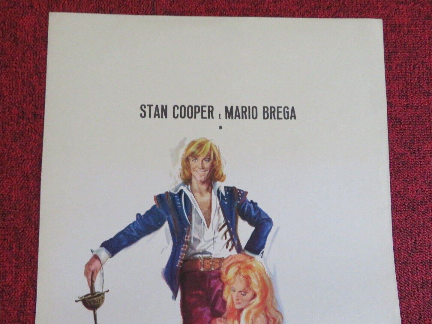 DA SCARAMOUCHE OR SE VUOI ... ITALIAN LOCANDINA (27"x12.5") POSTER '73 Movie posters