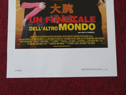Da wan / BIG SHOT'S FUNERAL ITALIAN LOCANDINA (27"x13") POSTER 2001 Movie posters