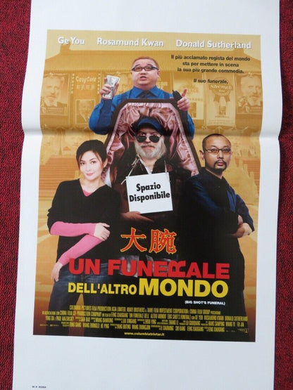 Da wan / BIG SHOT'S FUNERAL ITALIAN LOCANDINA (27"x13") POSTER 2001 Movie posters