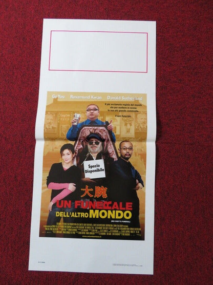 Da wan / BIG SHOT'S FUNERAL ITALIAN LOCANDINA (27"x13") POSTER 2001 Movie posters