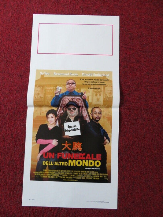 Da wan / BIG SHOT'S FUNERAL ITALIAN LOCANDINA (27"x13") POSTER 2001 Movie posters