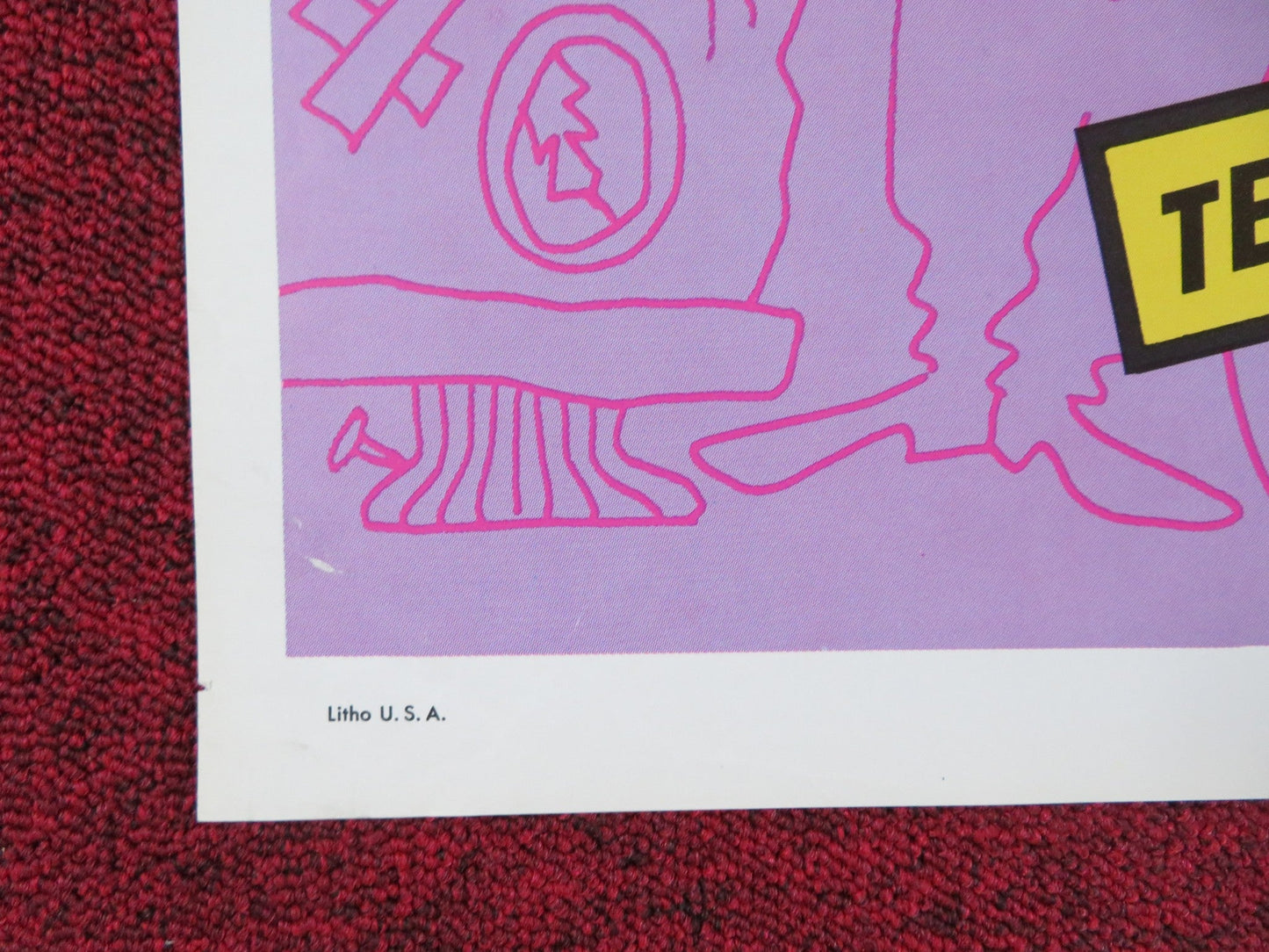 DAD... CAN I BORROW THE CAR? FOLDED US ONE SHEET POSTER DISNEY KURT RUSSELL 1970 Rendezvous Cinema Movie posters