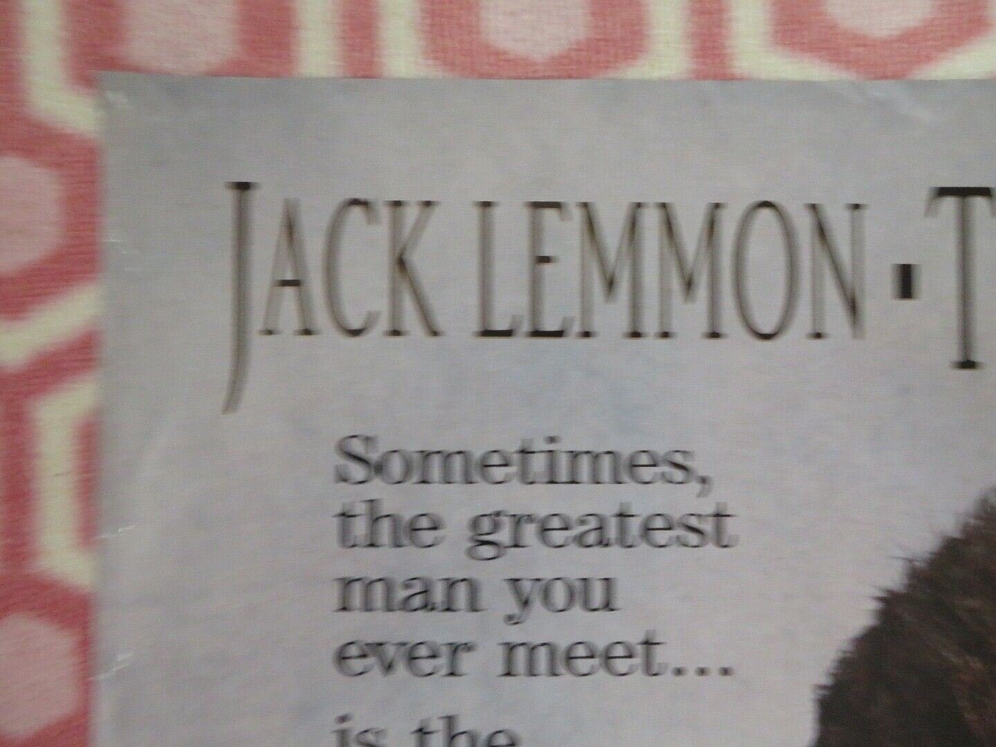 DAD US ONE SHEET (27"x 41") POSTER JACK LEMMON TED DANSON ETHAN HAWKE 1989 Movie posters